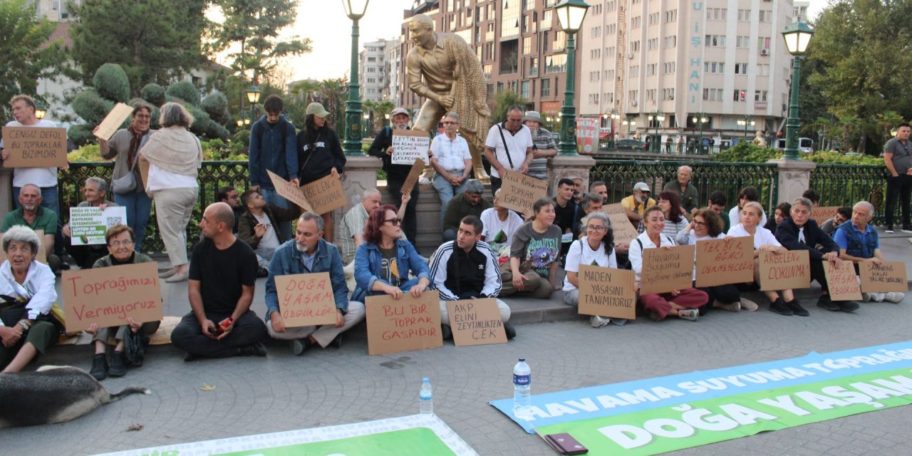 Doğa ve Yaşam Platformu’ndan zeytinlikler için oturma eylemi
