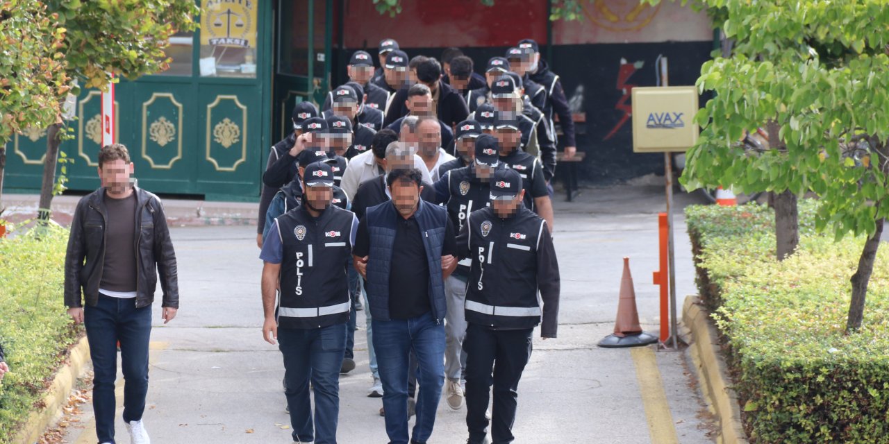 Eskişehir'de tefecilik operasyonu: 10 şüpheli yakalandı