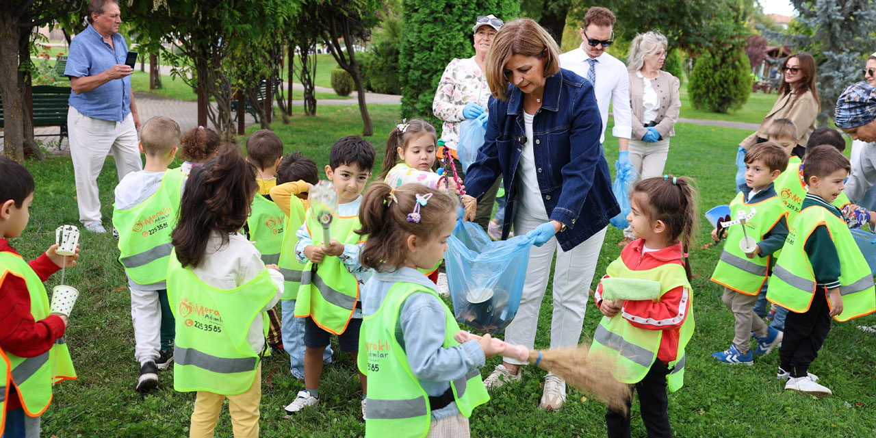 Başkan Ünlüce temizlik etkinliğine katıldı