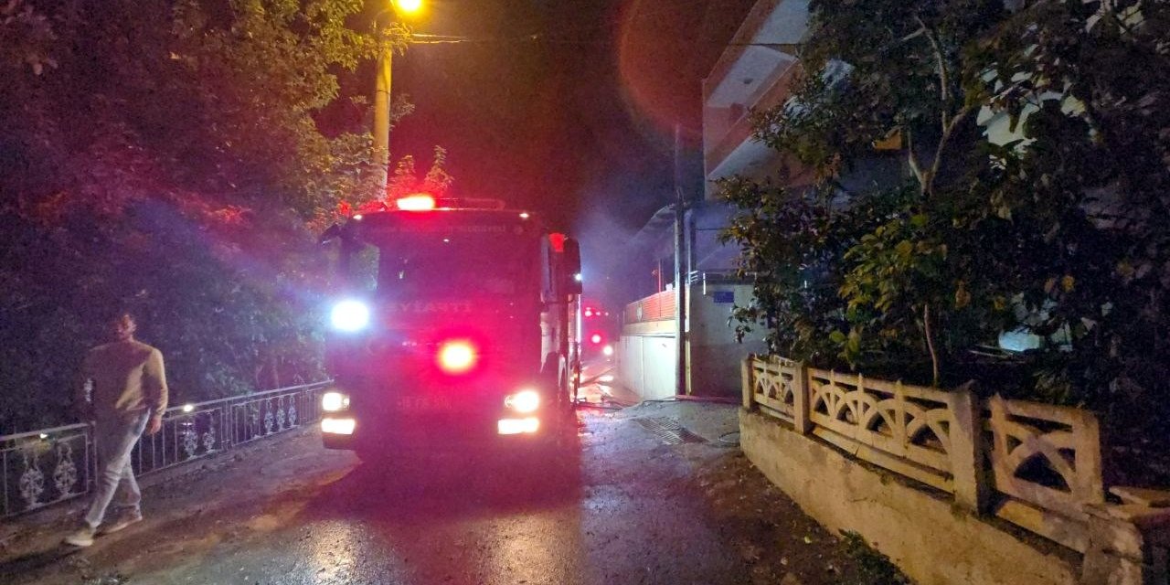 Bursa'da korkutan yangın