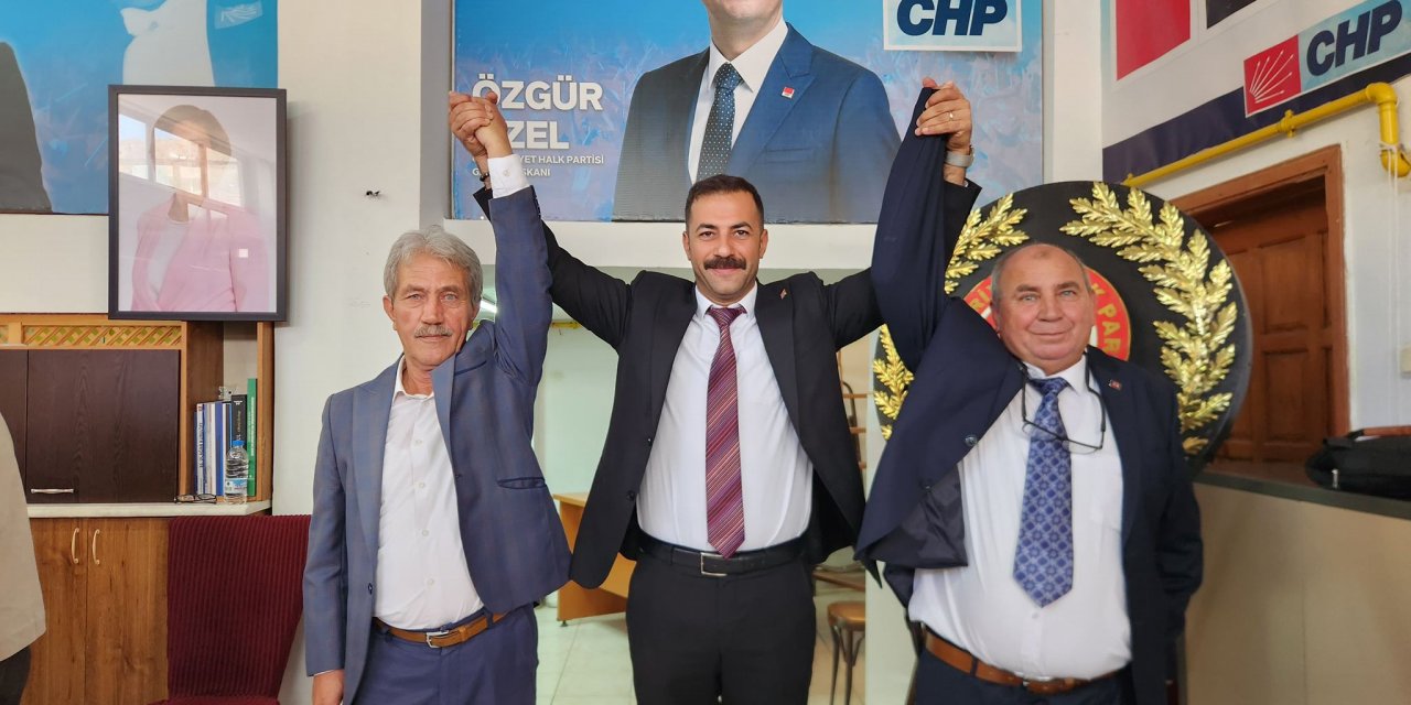 CHP Sarıcakaya'da Hasan Yılmaz güven tazeledi