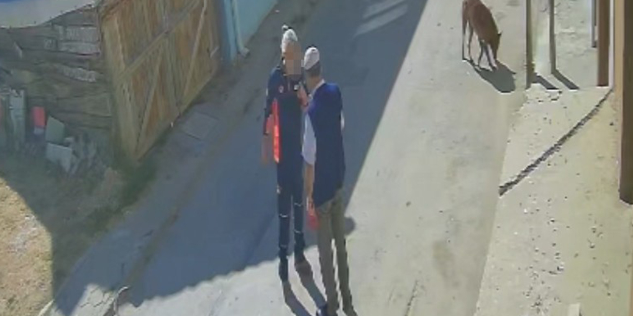 Eskişehir'de yaşlı adamı sokak ortasında tekme tokat dövdü