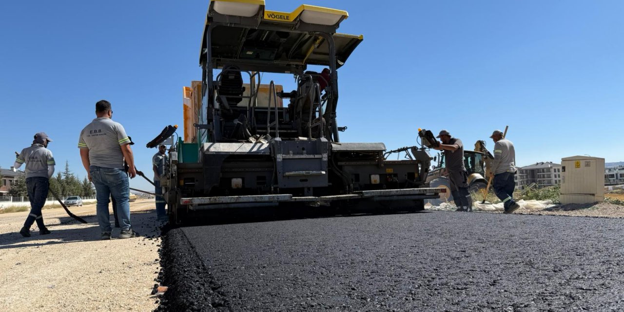 Eskişehir'de yol çalışması