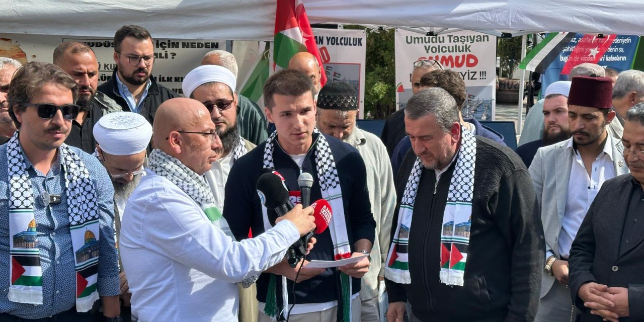 Eskişehir'de Gazze nöbeti