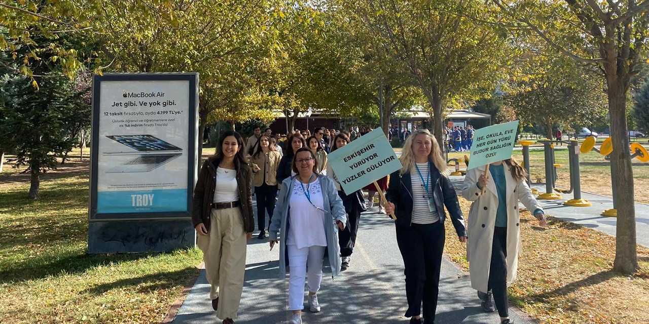 Eskişehir'de 'Dünya Yürüyüş Günü' coşkuyla kutlandı
