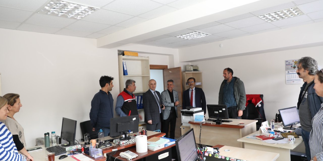 Yüksel Çil’den Sazova Kampüsü personeline özel ziyaret