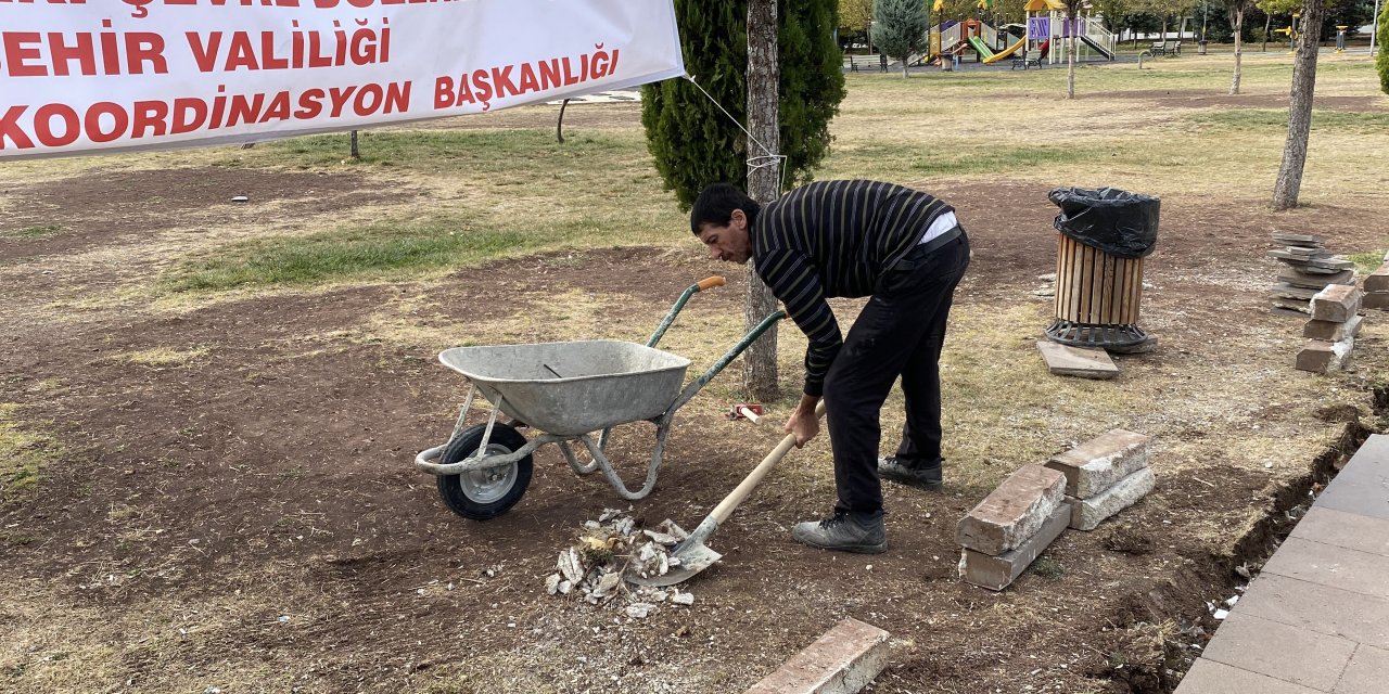 Dede Korkut Parkı'nda beklenen onarım çalışmaları başladı!
