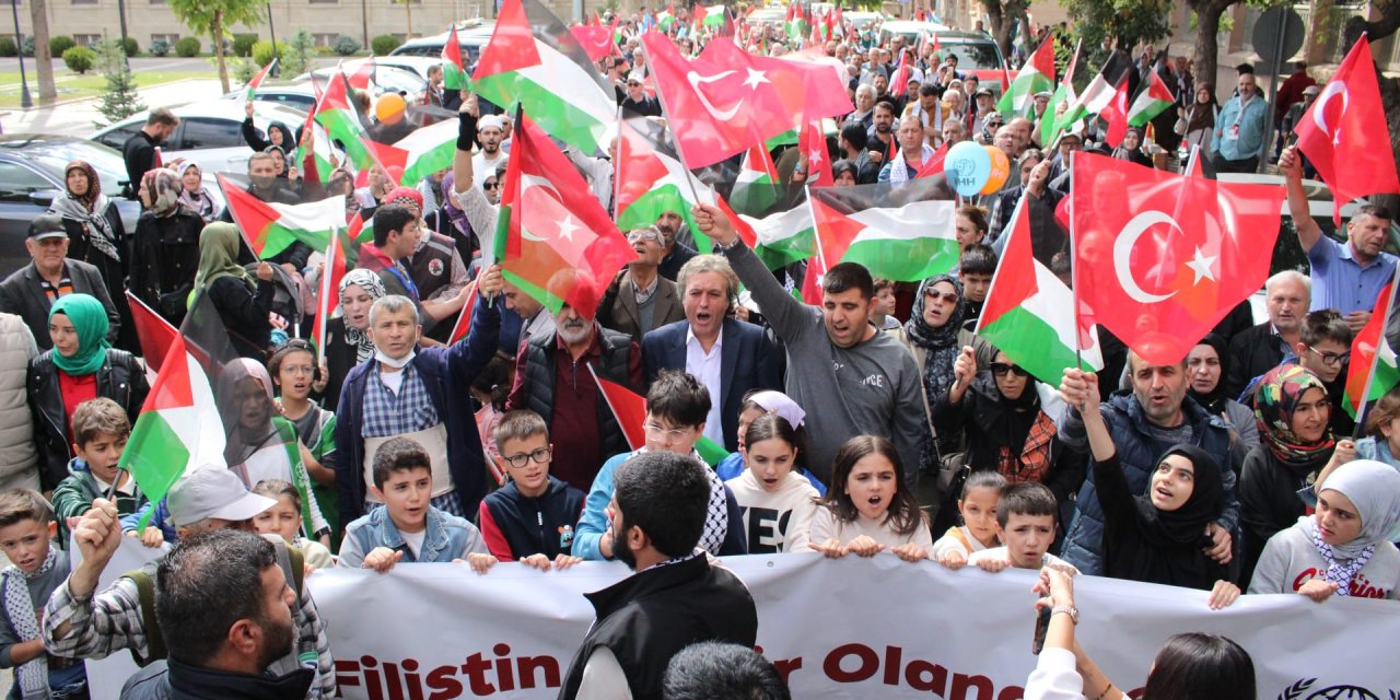 Filistin için yürüdüler