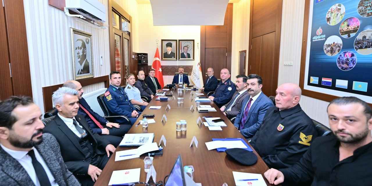 Eskişehir'de İl Güvenlik ve Asayiş Koordinasyon Toplantısı gerçekleşti
