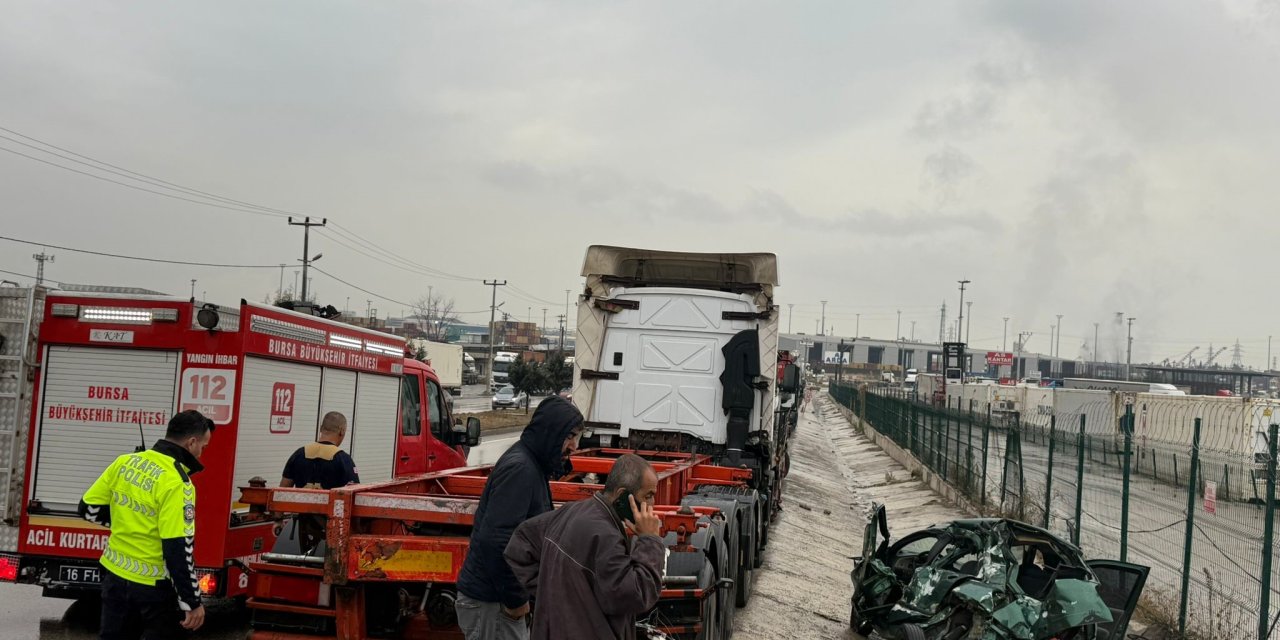 Bursa’da feci kaza: 1 ağır yaralı