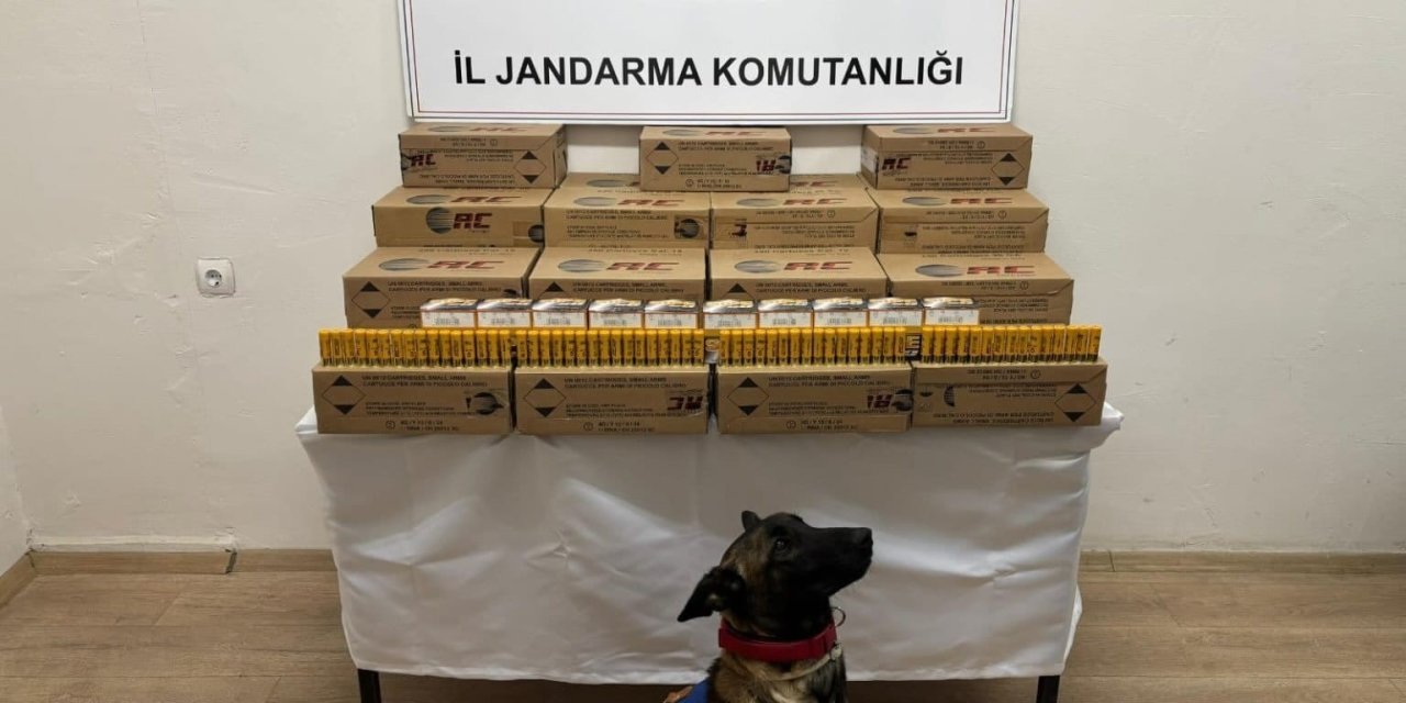 Kaçak av tüfeği mermileri bulundu