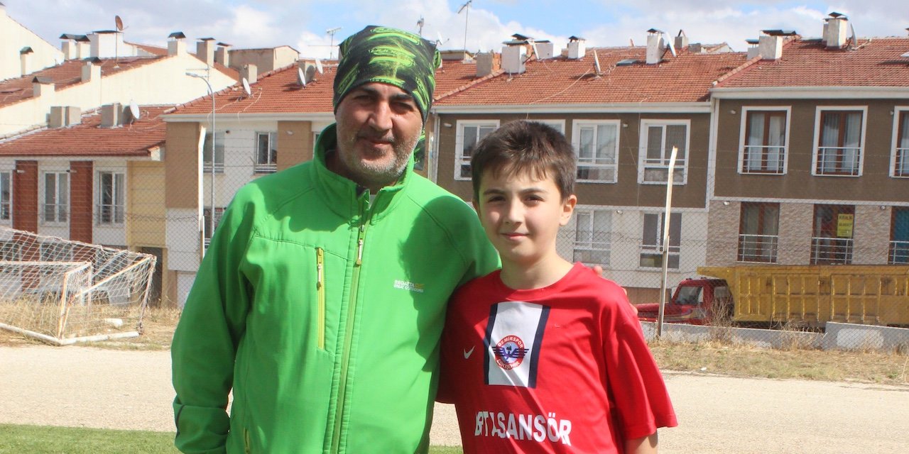 Babadan oğula futbol sevgisi