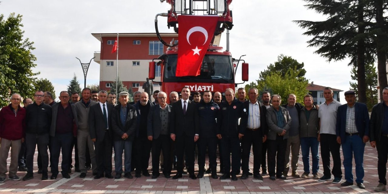 Beylikova İtfaiye Amirliği'ne itfaiye aracı tahsis edildi