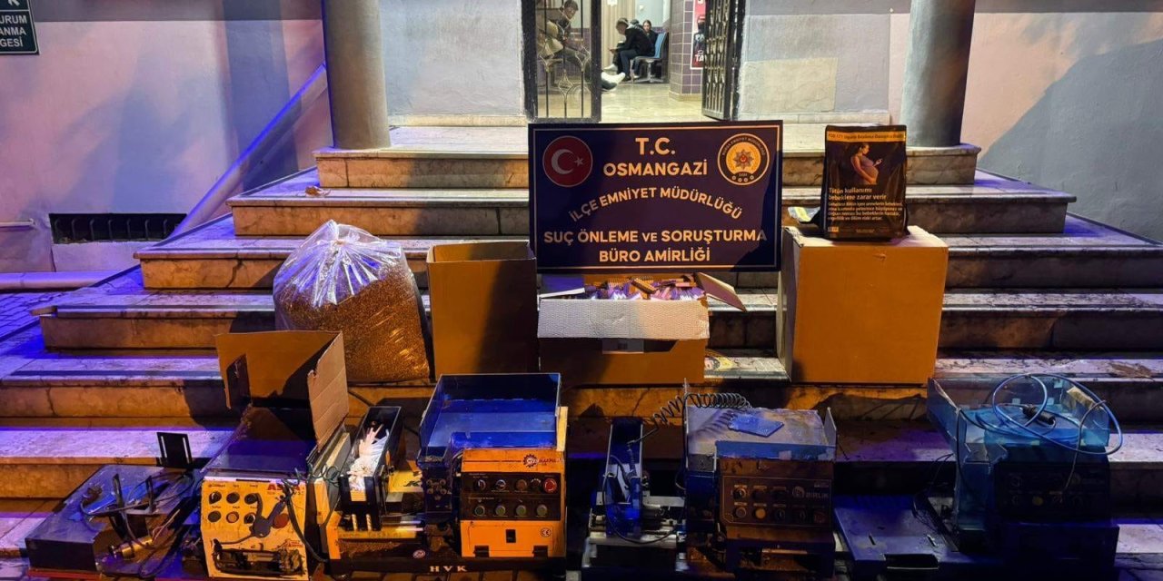 Çok sayıda kaçak tütün ele geçirildi