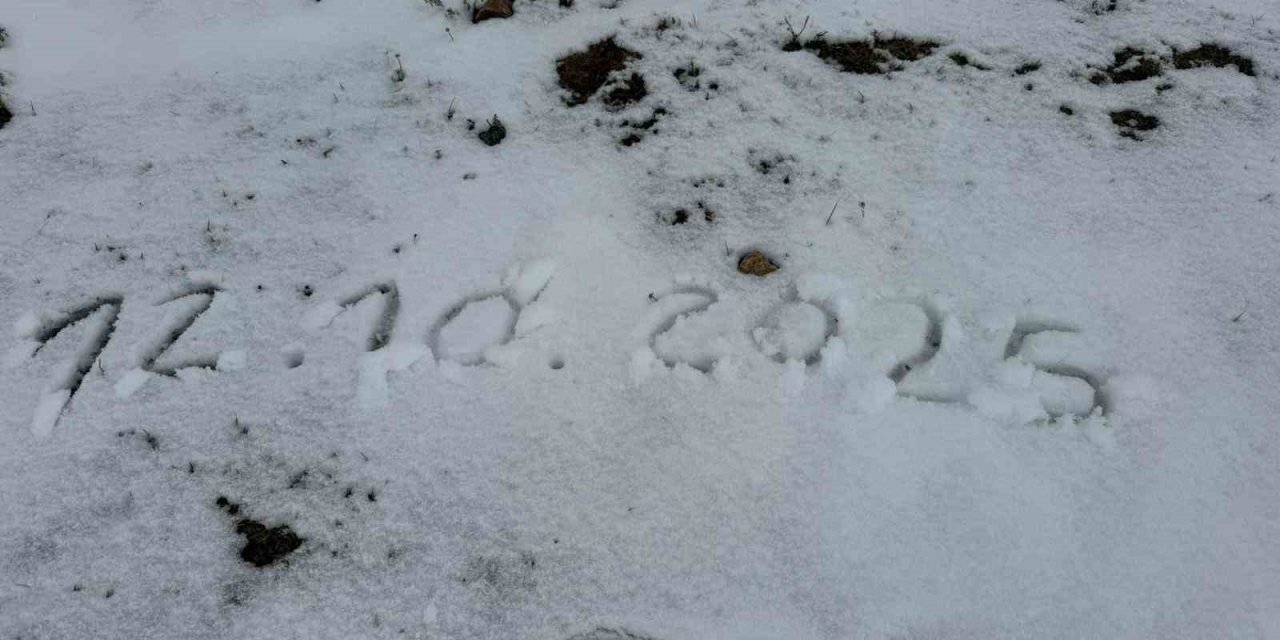 Afyonkarahisar’da mevsimin ilk karı düştü