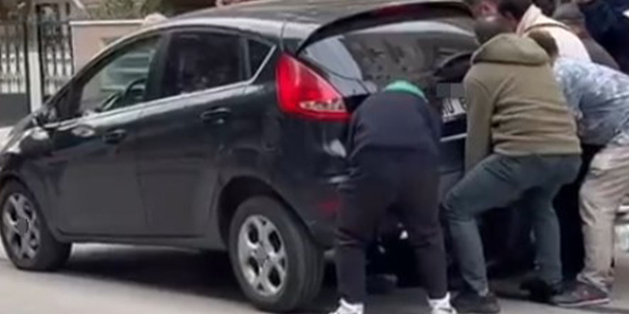 8 yaşındaki çocuk otomobilin altında kaldı!