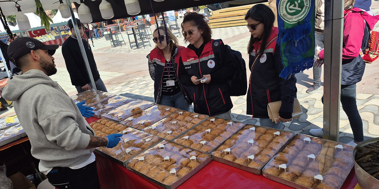 Eskişehir'de festivallerde gıda kontrol görevlileri denetim yaptı