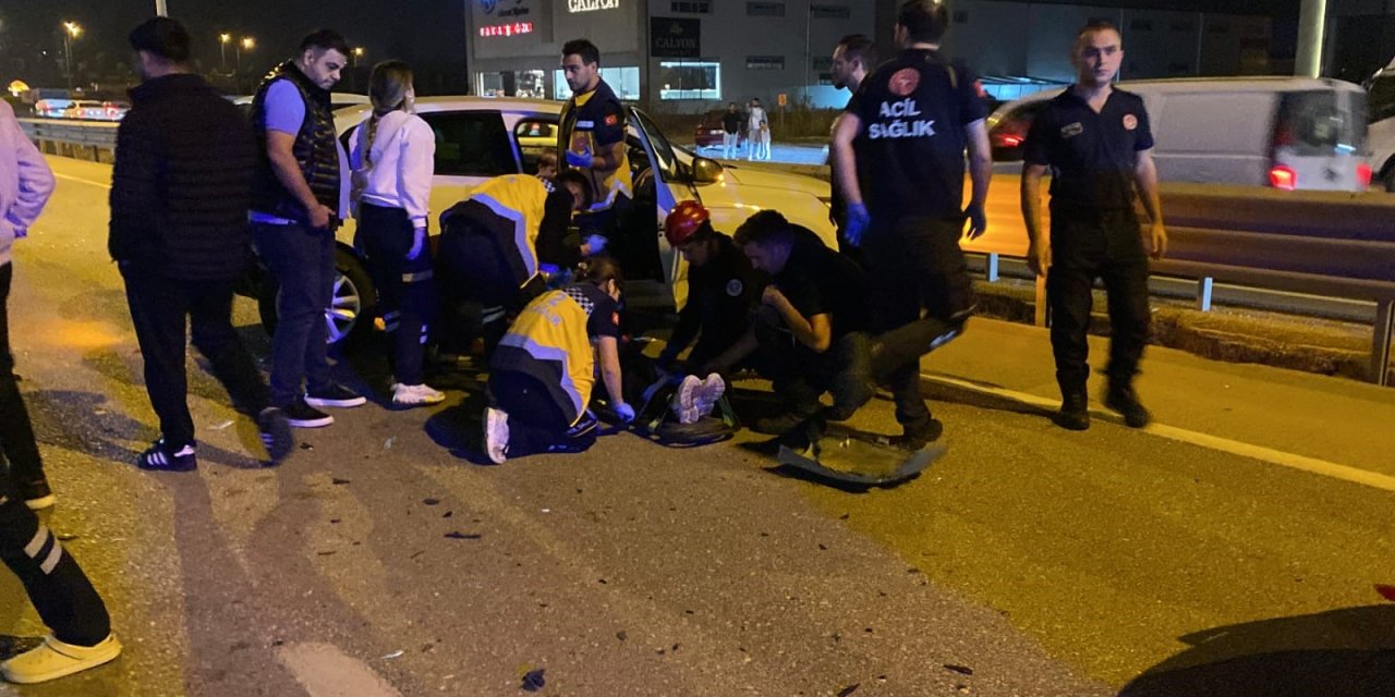 5 aracın birbirine girdiği zincirleme kazada 3 kişi yaralandı