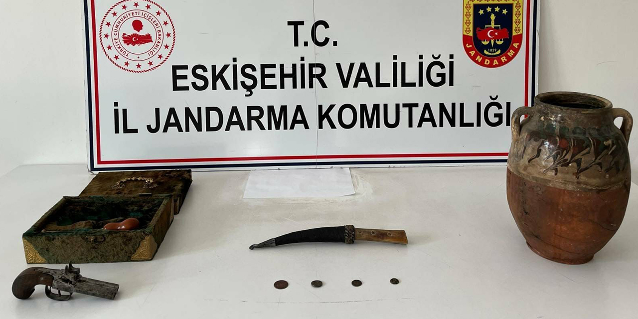 Eskişehir’de tarihi eser kaçakçısı yakalandı!
