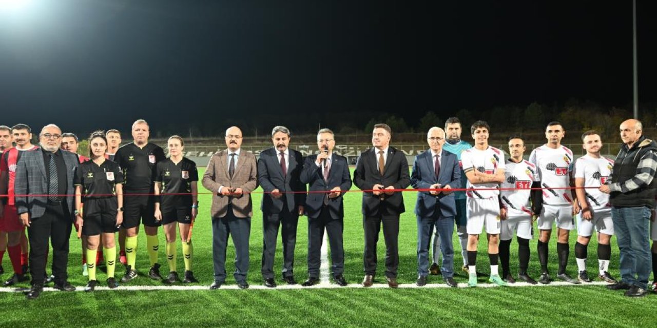 Yenilenen ESOGÜ stadyumunun açılışı yapıldı