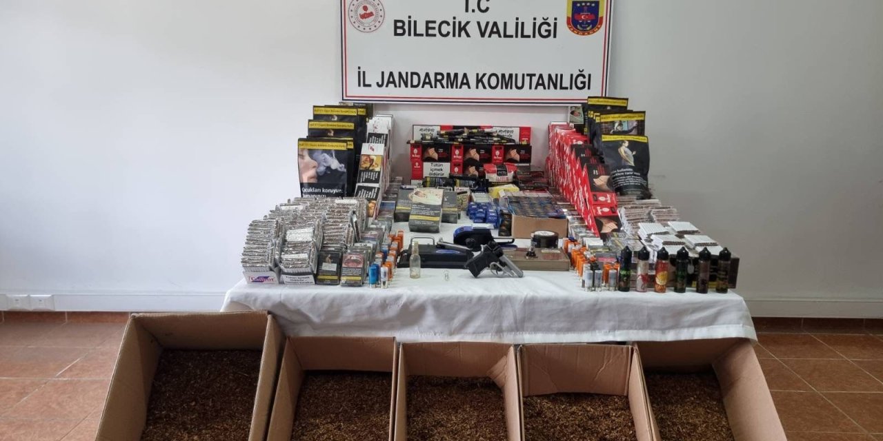Narkotik maddeler, kaçak tütün ürünleri ve ruhsatsız silahlar ele geçirildi