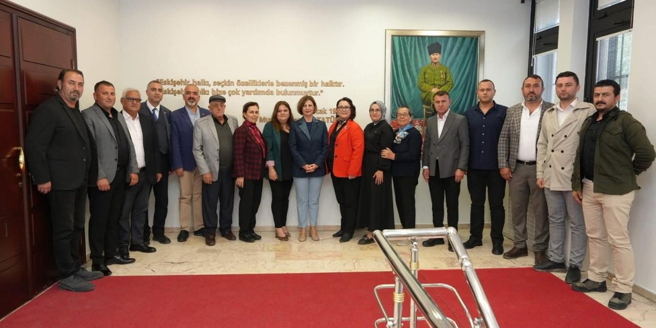 CHP Seyitgazi’den Başkan Ünlüce’ye ziyaret