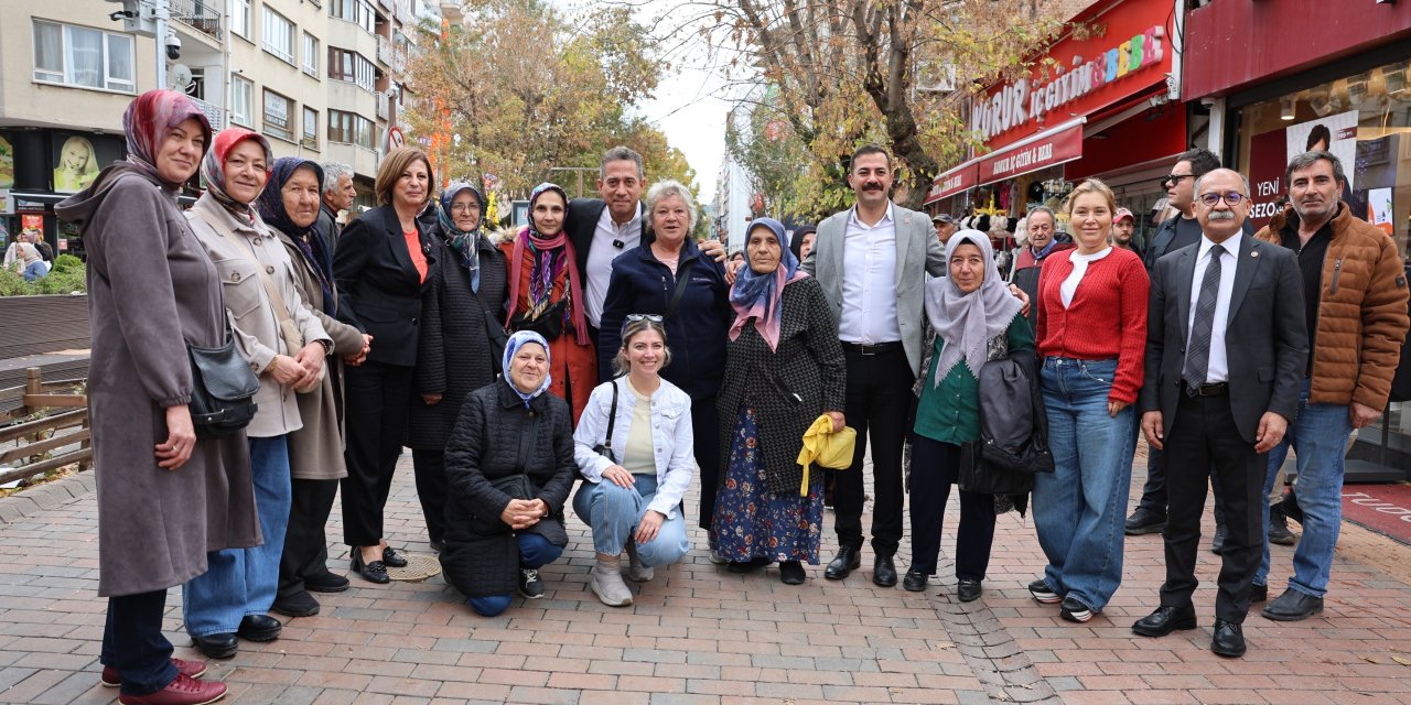 CHP heyeti Eskişehir'de vatandaşlarla buluştu