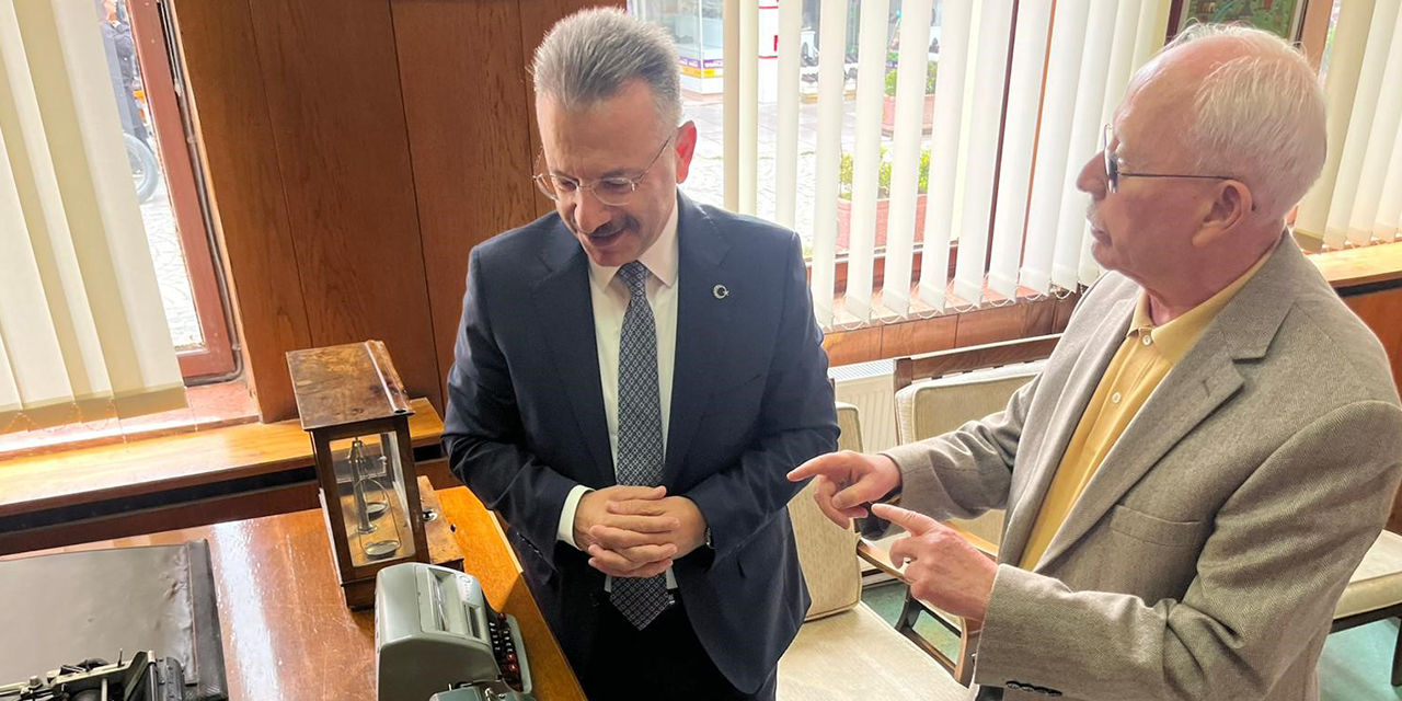 Vali Aksoy asırlık fabrikayı ziyaret etti