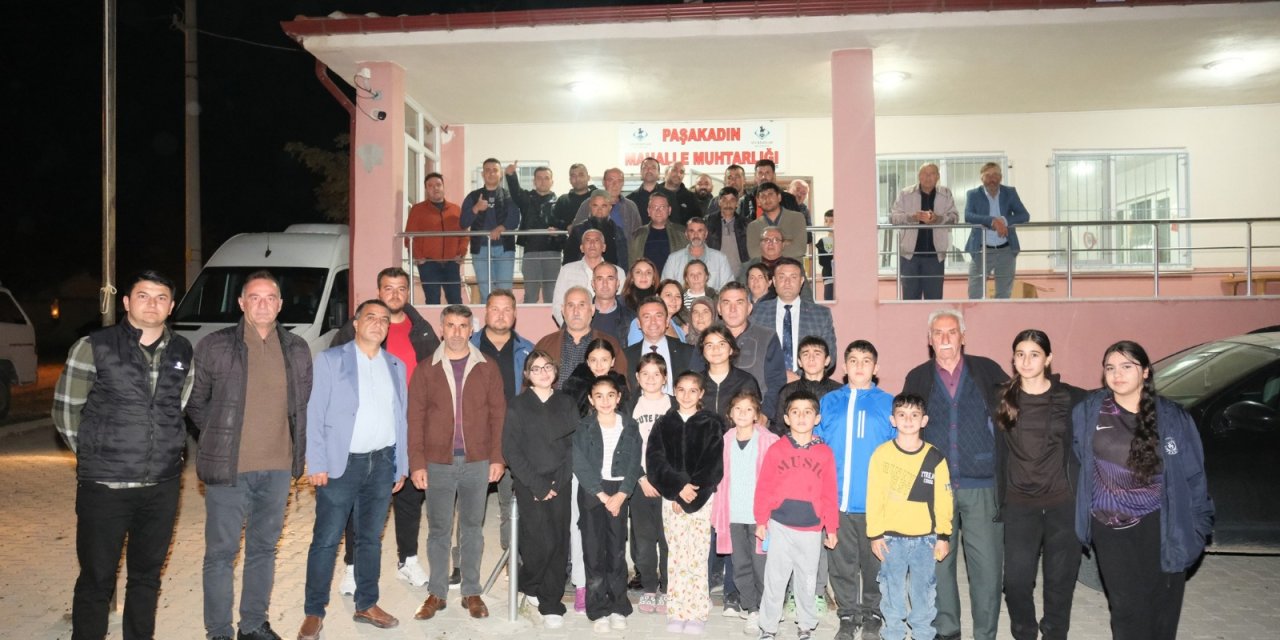 Başkan Dökmeci mahalleliyle buluştu