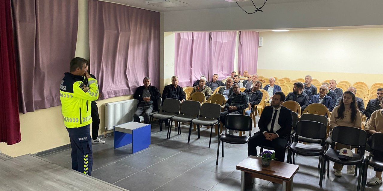 "Kış Tedbirleri ve Güvenli Sürüş" toplantısı düzenlendi