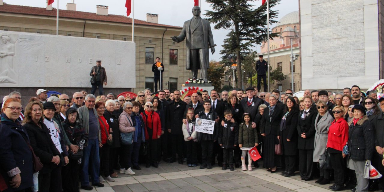 CHP İl Başkanlığı Atatürk’ü törenle andı