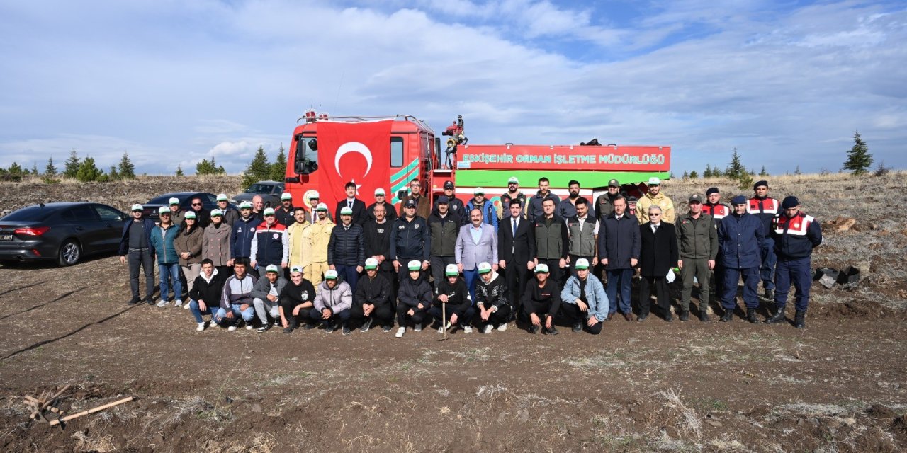 İnönü'de fidan dikim etkinliği düzenlendi