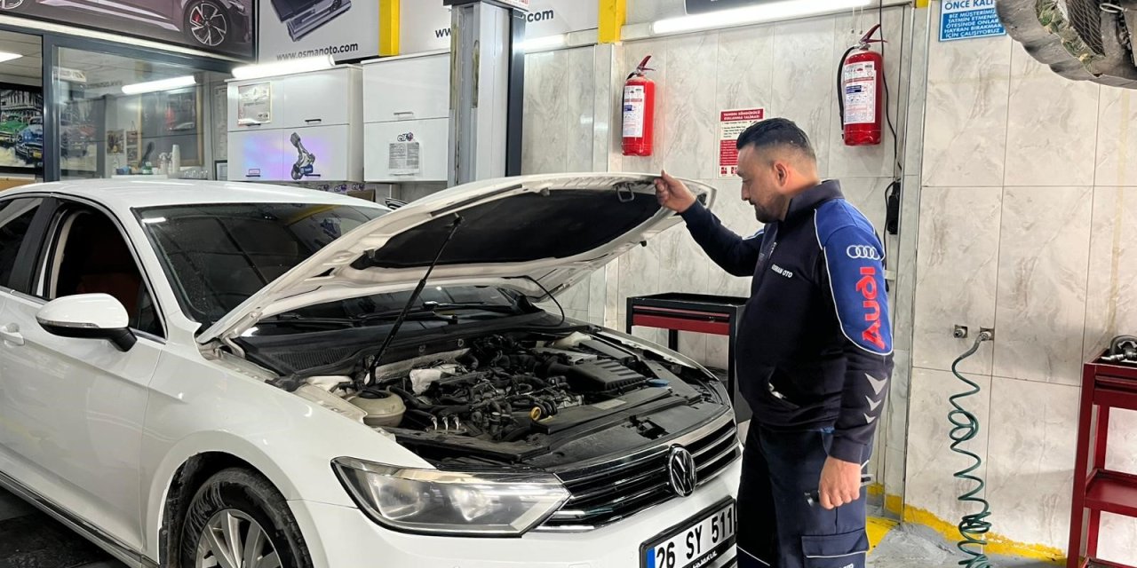 Ustasından araç sürücülerine kış öncesi uyarı