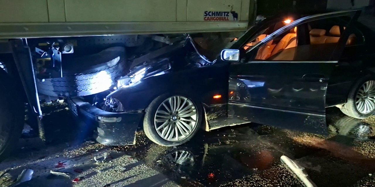 Bursa'da feci kaza: 1 ölü