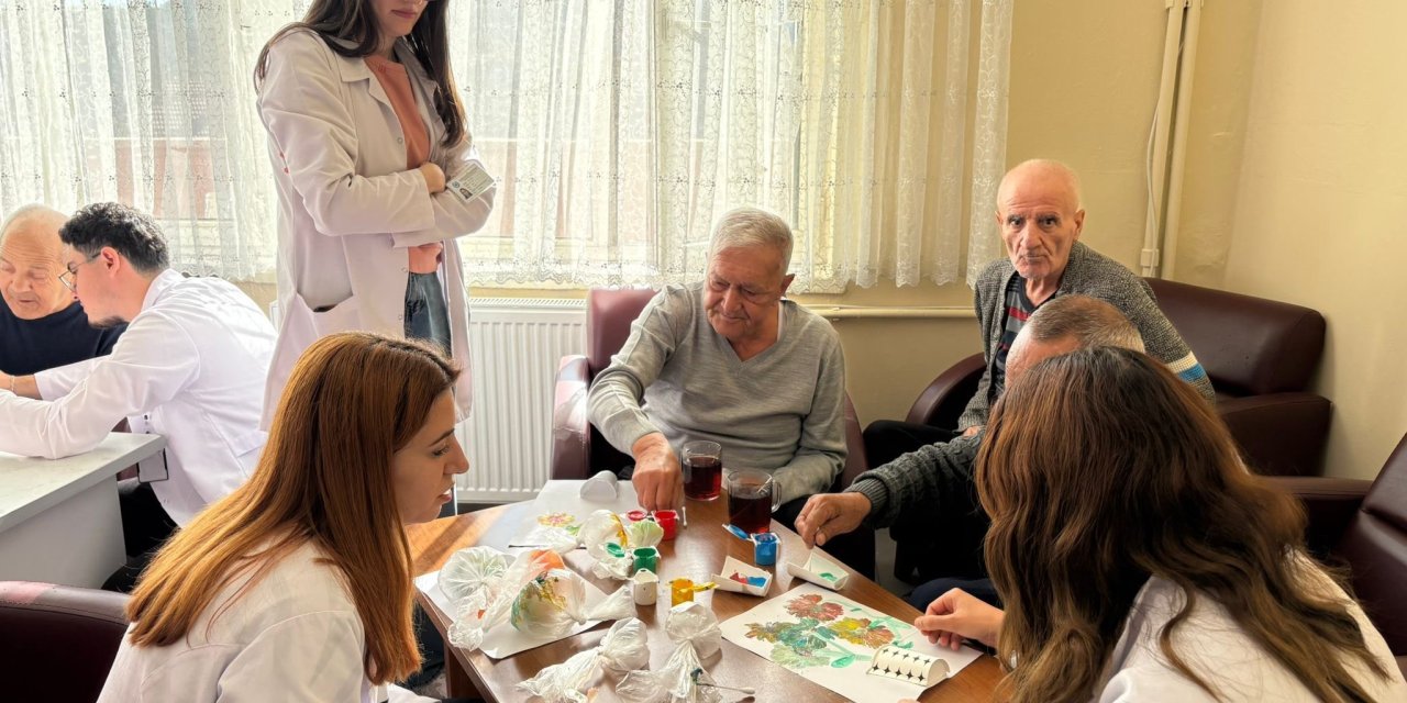 Yaşlılar el-kol-göz koordinasyonu geliştirme fırsatı buldu