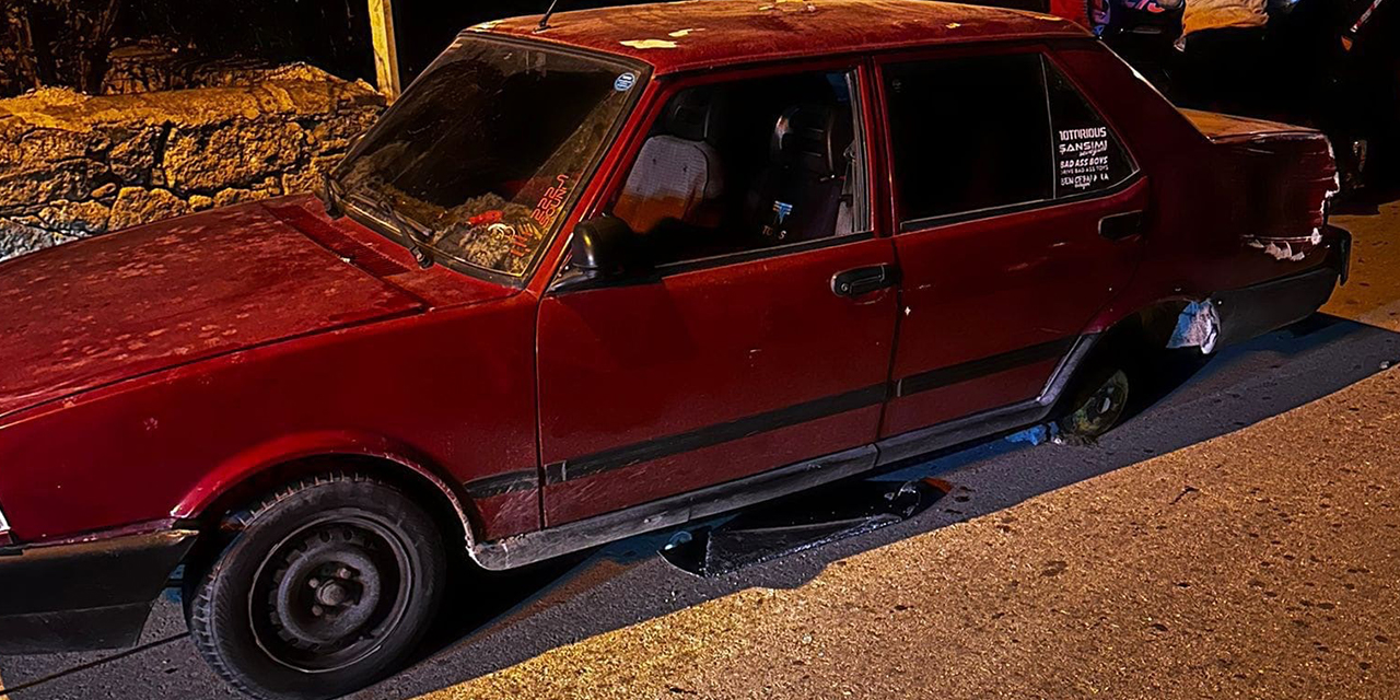 Şasi numarası ve plakası farklı çıkan araç trafikten men edildi