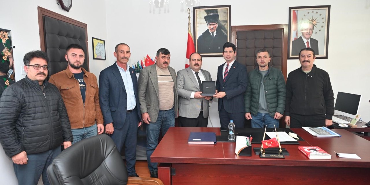 Başkan Hamamcı'dan İnönü Kaymakamı'na ziyaret