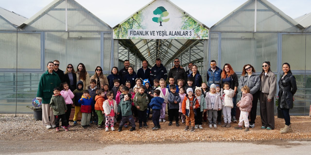 Eskişehir'de minikler Yeşil Alanlar Şube Müdürlüğü'nü ziyaret etti