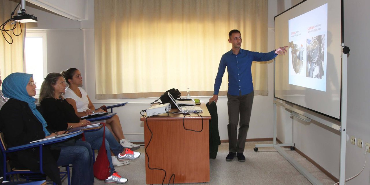 Eskişehir'de kadınlara özel araç bakım kursu