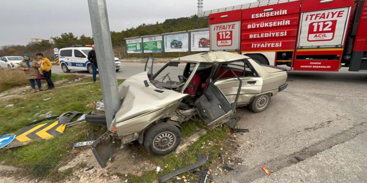 Eskişehir'de kaza: 2 yaralı