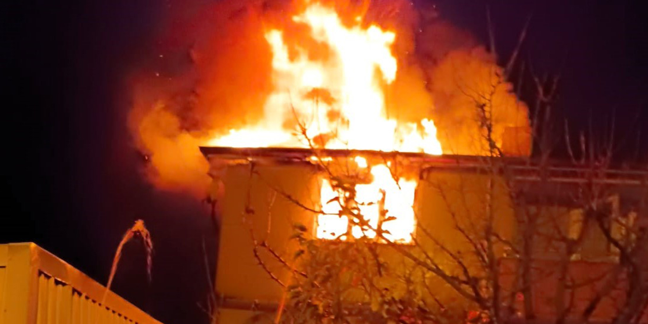 Bilecik'te çıkan yangın panik yarattı