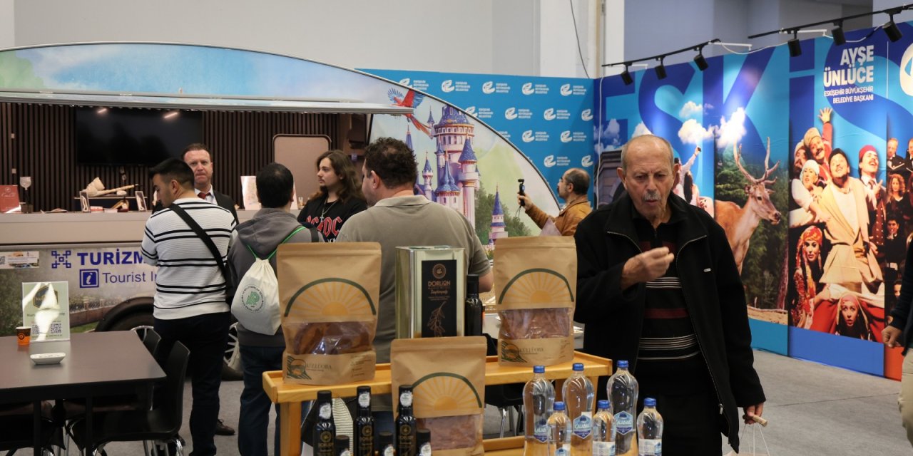Eskişehir'e fuarda yerli ve yabancı ziyaretçilerden yoğun ilgi
