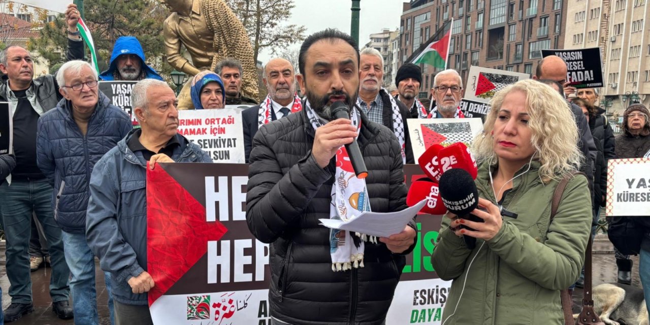 Eskişehir’de İsrail’e tepki eylemleri devam ediyor!