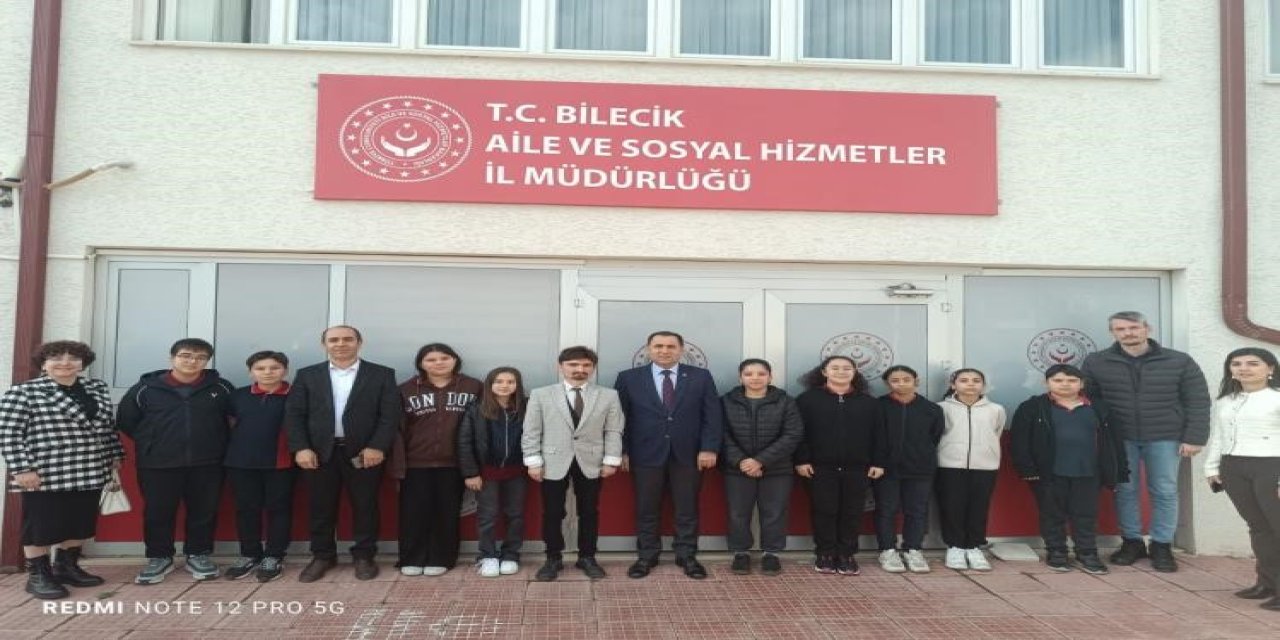 Bilecik’te öğrenciler sosyal hizmetleri yerinde inceledi