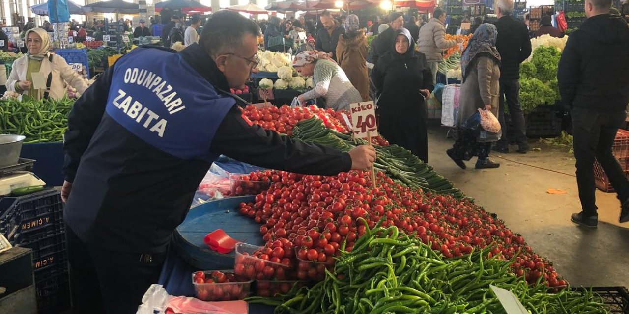 Odunpazarı'nda zabıtadan kapsamlı denetim