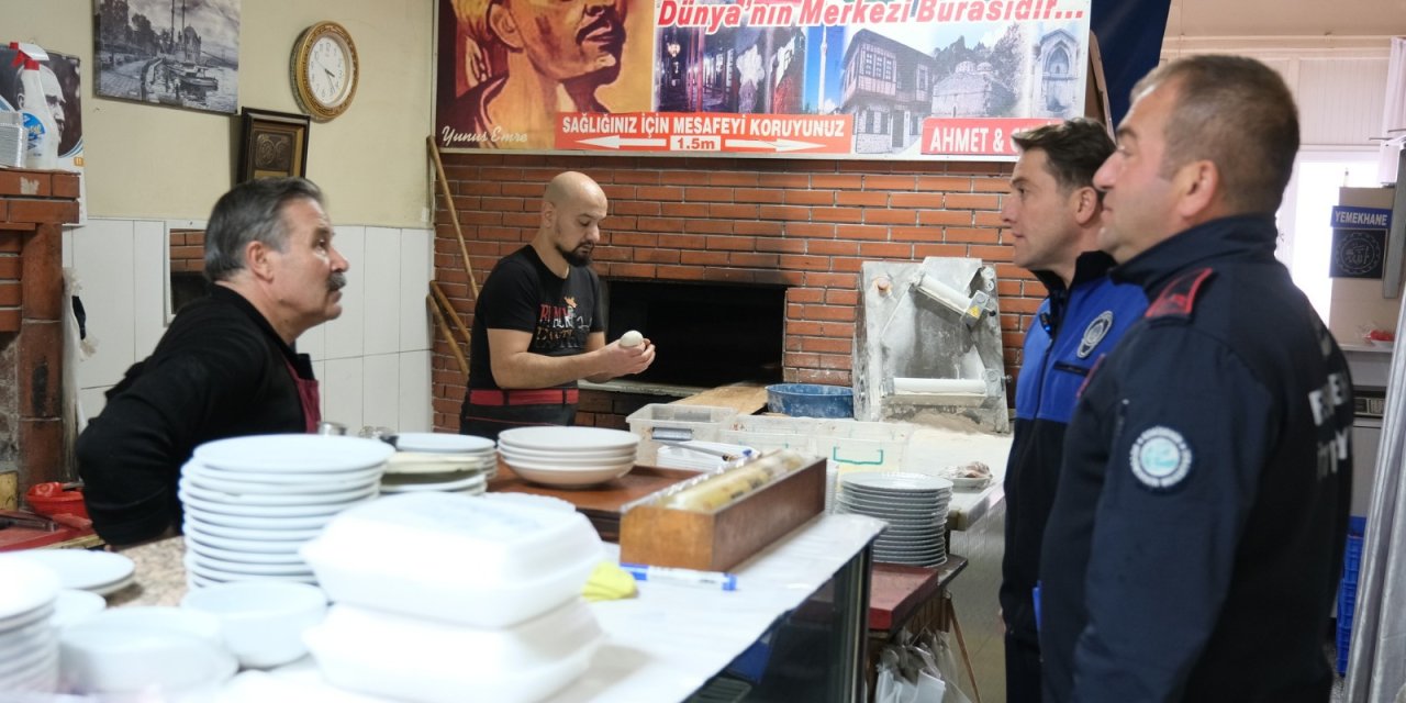 Sivrihisar’da yemek işletmeleri denetleniyor