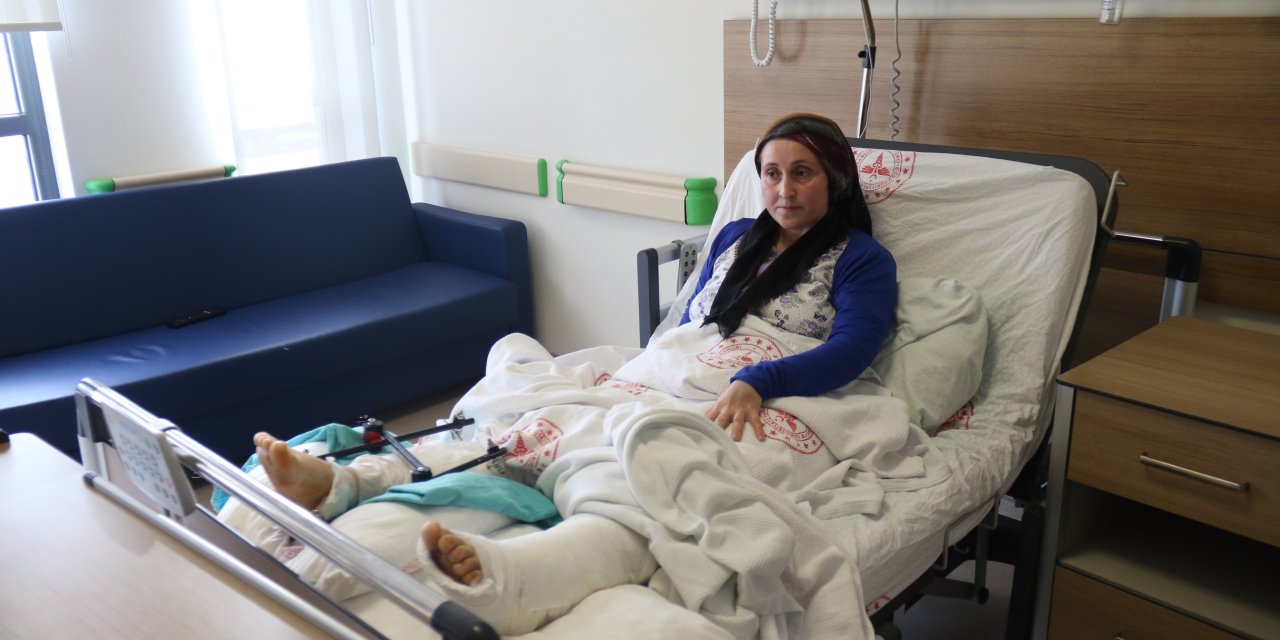 Forkliftin altında kalan Özlem Uysal yaşadıklarını anlattı