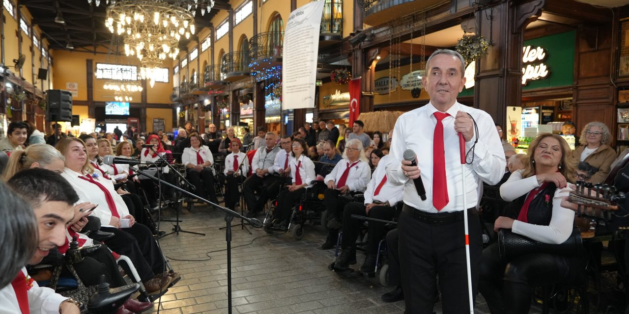 Dünya Engelliler Günü etkinliği renkli görüntülere sahne oldu