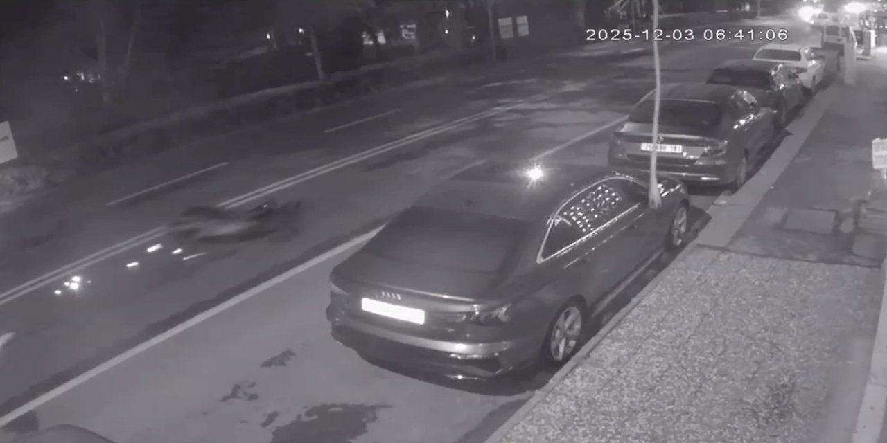 Eskişehir'deki feci kaza saniye saniye görüntülendi!