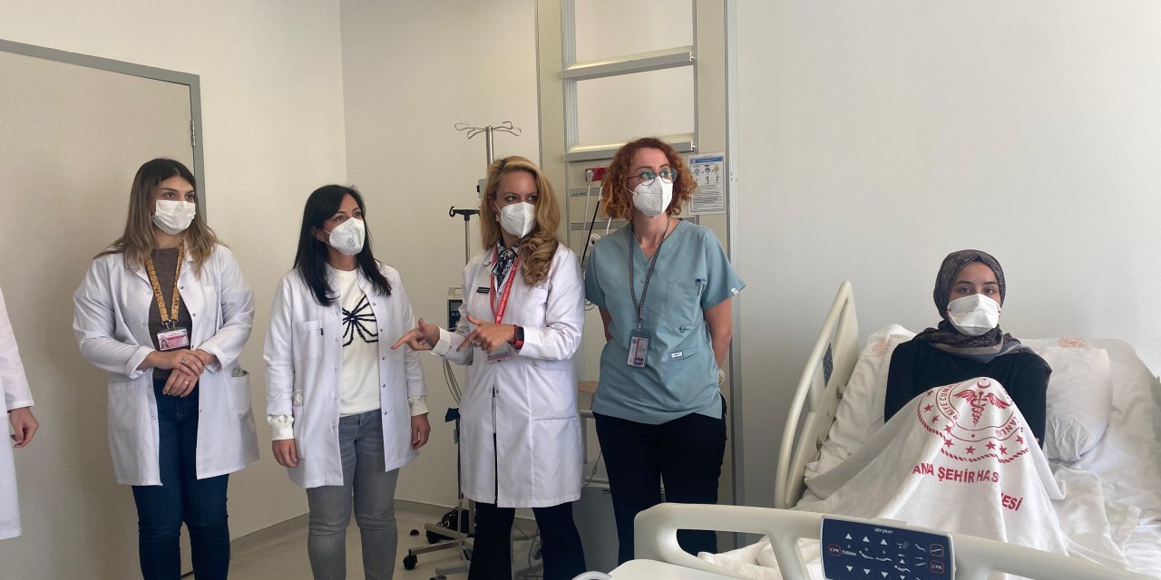 15 yaşındaki hasta tedavi edildi